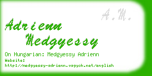 adrienn medgyessy business card